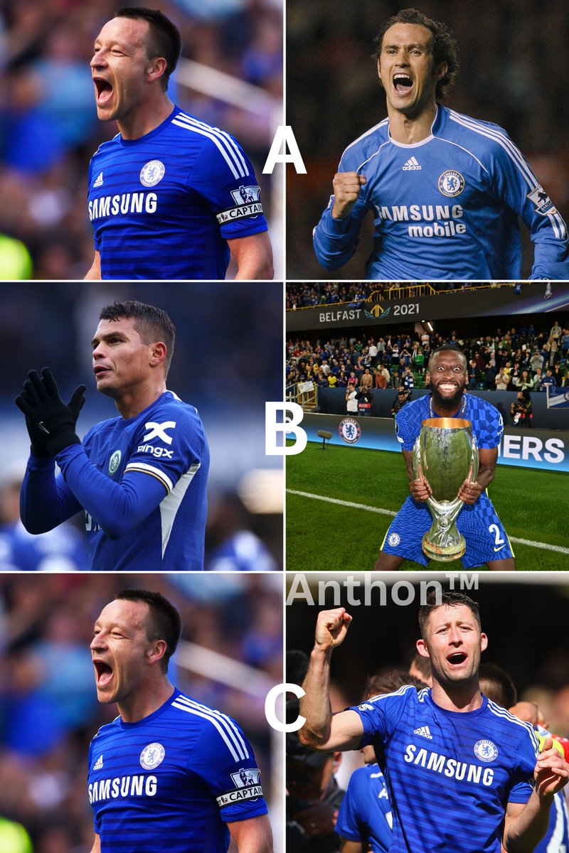 CFCVortex's tweet image. Rank the best CB duos in Chelsea football club.

#CFC