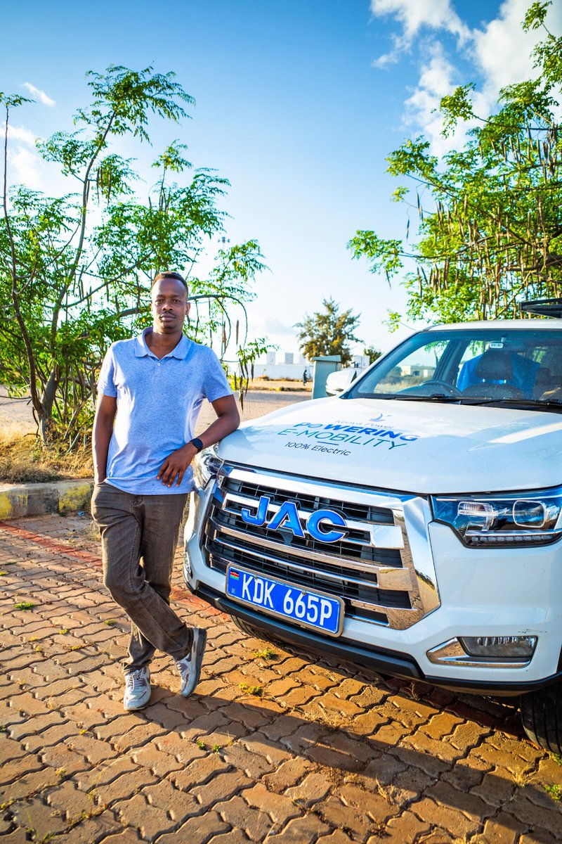 KenyaPower's tweet photo. Meet Ian Kipruto Kurgat, our #eMobility Engineer, who is overseeing the charging infrastructure for the Kenyan leg of the #RoadtoAddis. Ian leads the #eMobility Section, a new unit within the Transport Department that champions electric transport and develops practical solutions to support its growth.

For Ian, the #RoadtoAddis is not just a test of endurance; it’s also a proof of concept. The journey demonstrates the reliability of electric vehicles and motorcycles across long distances while spotlighting the technology powering this transition. Most importantly, it places Kenya Power front and centre in the conversation on #eMobility within the Eastern Africa region. #PoweringEMobilityKE #TheFutureIsElectric #PoweringKenya #AEW2025 ^KN