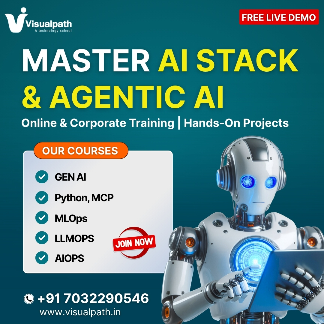 VisualpathPro's tweet image. 🚀 Master AI Stack &amp;amp; Agentic AI — Build Future-Ready Skills!
Join our Free Live Demo today!

📞 Contact: +91 7032290546
🌐 Website: visualpath.in/aistack-online…
💬 WhatsApp: wa.me/c/917032290546 

#AIStack #AgenticAI #GenerativeAI #MLOps #LLMOps #PythonAI #ArtificialIntelligence