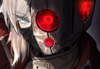 ilovesashalcb's tweet photo. Fuck you guys actually, CSP Fact of the Day #5, two this time. Despite implying in text that they use full body prosthetics, UT1 of the IDs contradict these, Heathcliff uses a mask which shows skin underneath, and Faust, despite having Sasha's chrome neck -- is clear in UT1??? https://t.co/iSWLiqEORs