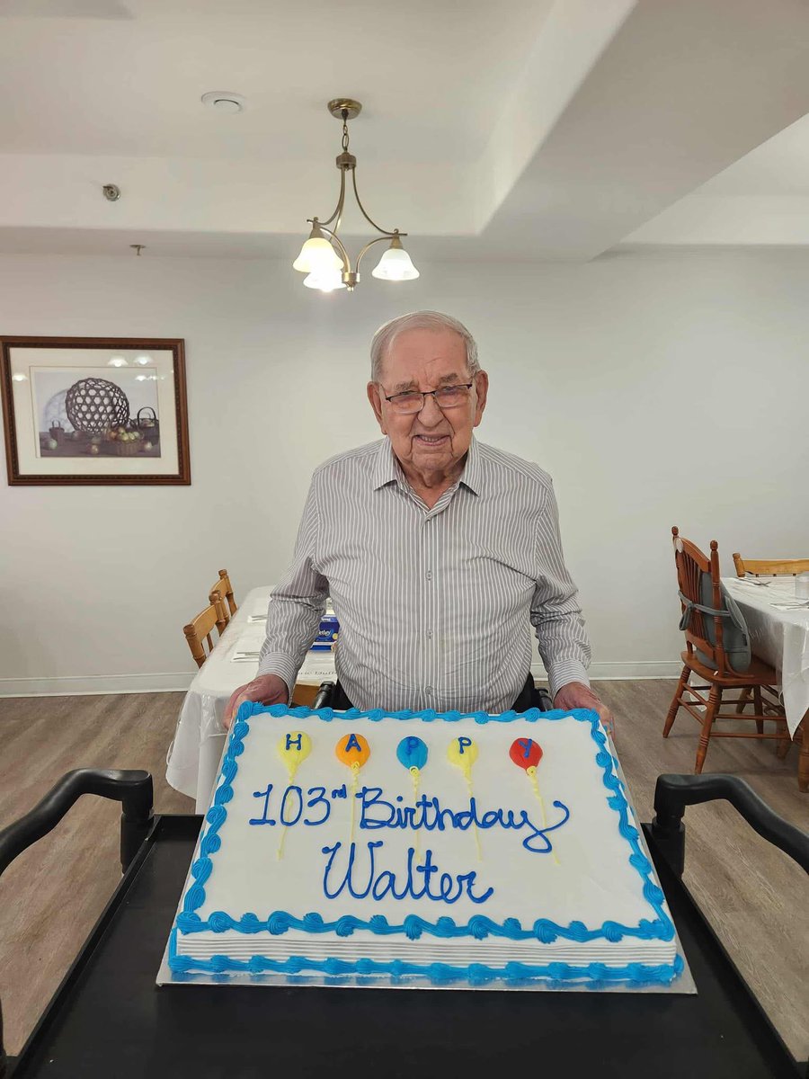 PaulLaneMHA's tweet image. Happy Birthday to Mount Pearl resident, Mr. Walter Howell up at Hillcrest Estates who turned an incredible 103 years old yesterday. What an incredible age to reach, and still looking great.
#CommunityMatters #MountPearl