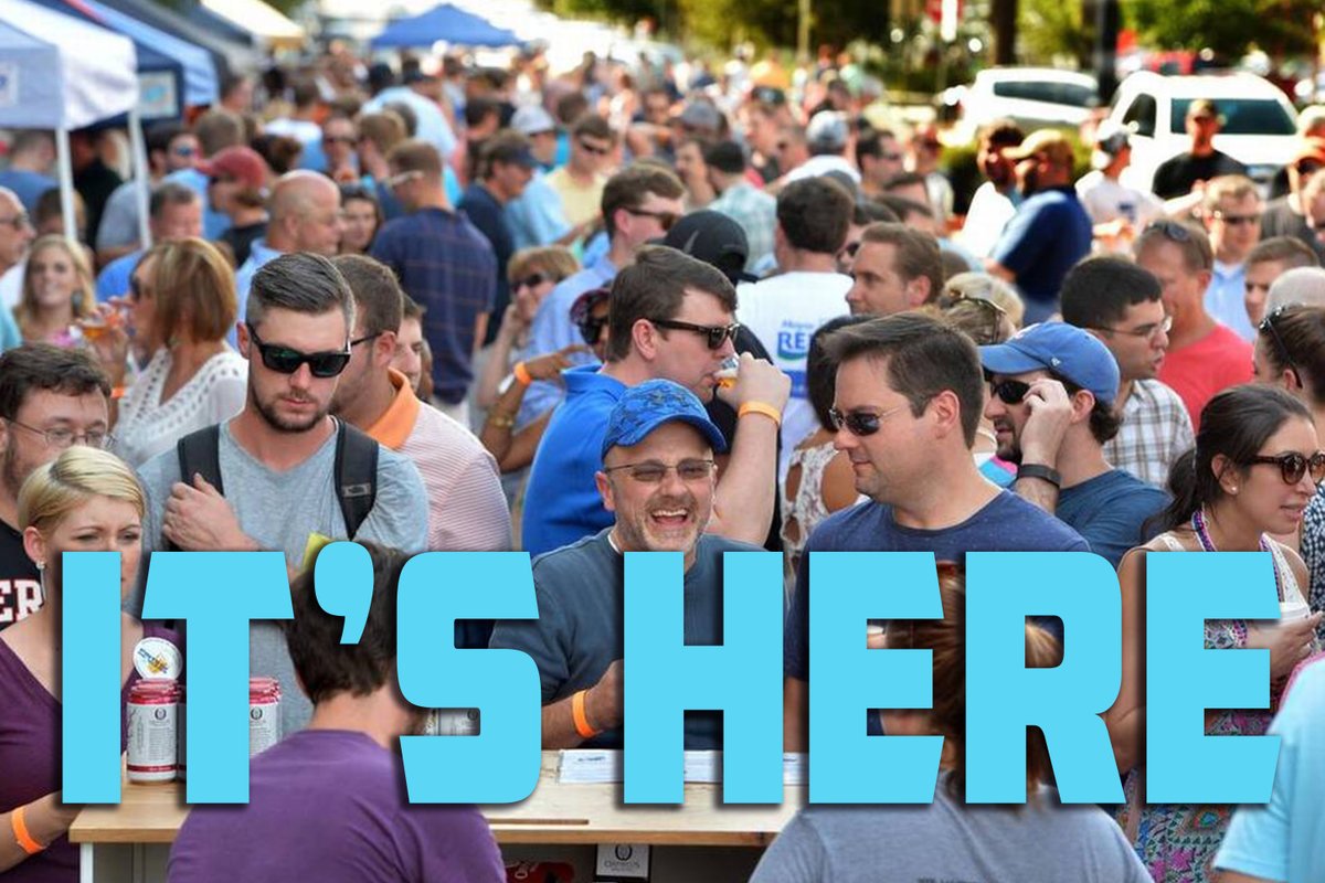 Today's the day!!! Come out and enjoy a beautiful day at the Macon Beer Fest! The event starts at 3:00 pm.