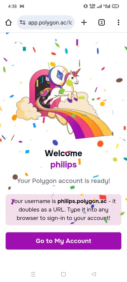 charlesnft_40's tweet photo. Built faster⚡ cheaper💰 smarter💡 with @0xPolygon 💜

Ready to be part of Web3’s next wave?
Join 👉 @MyUnicornAcct and unlock your digital destiny 🌐✨

@MyUnicornAcct x @0xPolygon
#PolyPrize2 #UnicornOnPolygon https://t.co/CMXgnCN0P3