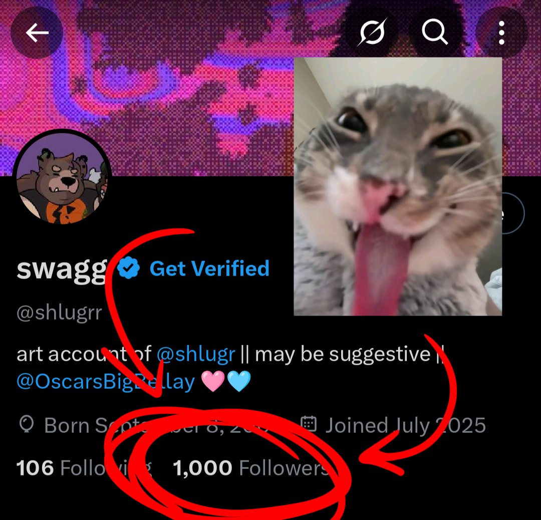 wtf I actually hit 1k 😭😭 tysm everyone who's followed, I never expected to hit 1000 let alone this fast!!!! more art cooking soon trust