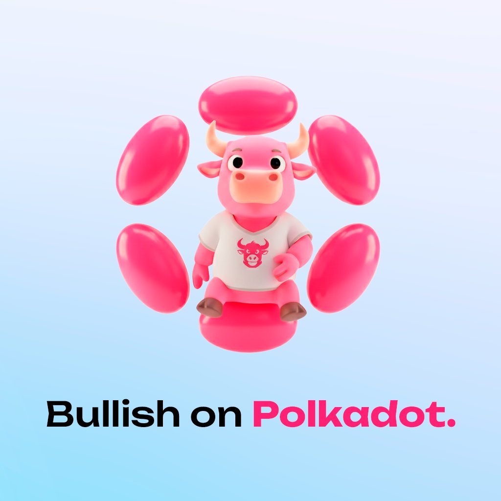 dotvibehub's tweet photo. I’M BULLISH ON POLKADOT.

AND I’M NOT ALONE. https://t.co/FOeqN32Nyl