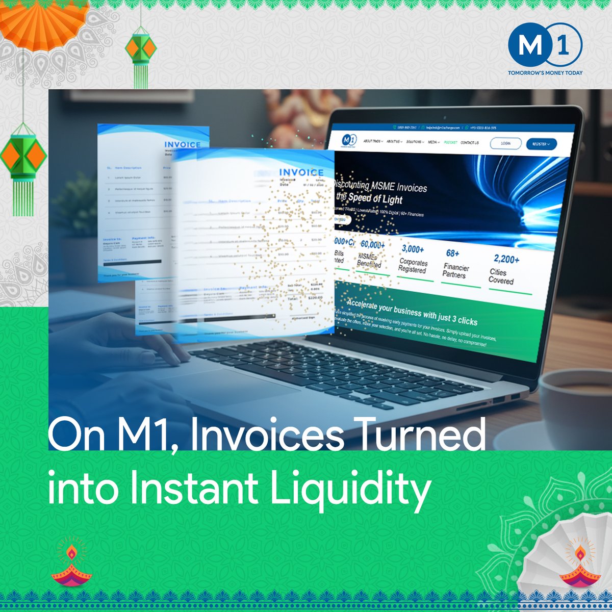 M1xchange's tweet image. #Festive demand shouldn’t mean costly credit. A women-led SME in Kerala unlocked liquidity on #M1xchange, scaling production without debt. This season, choose finance that fuels progress. #CelebrateEarlyWithM1
#MSMEs #FintechIndia #WorkingCapital #Finance #WomenEntrepreneurs