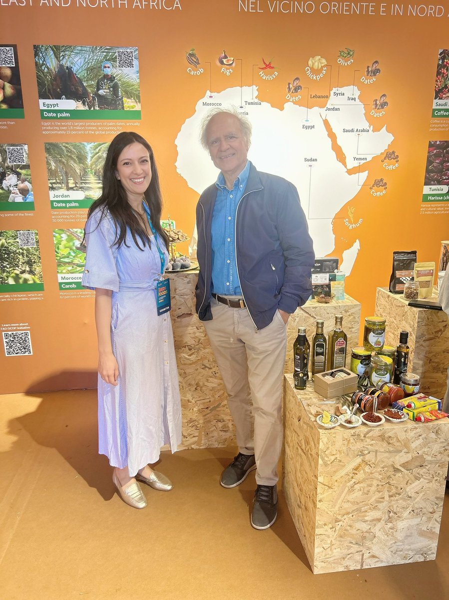 ✨ Highlight of the day at the #FAO80 Exhibition!
Honored to meet Mr. Abdelmajid Shaar, former <a href="/FAO/">Food and Agriculture Organization</a> Communications Director &amp; Spokesperson, who served the Organization for 37 years.

As a fellow Tunisian 🇹🇳, this was a truly inspiring encounter. #Communications #Tunisia #FAO