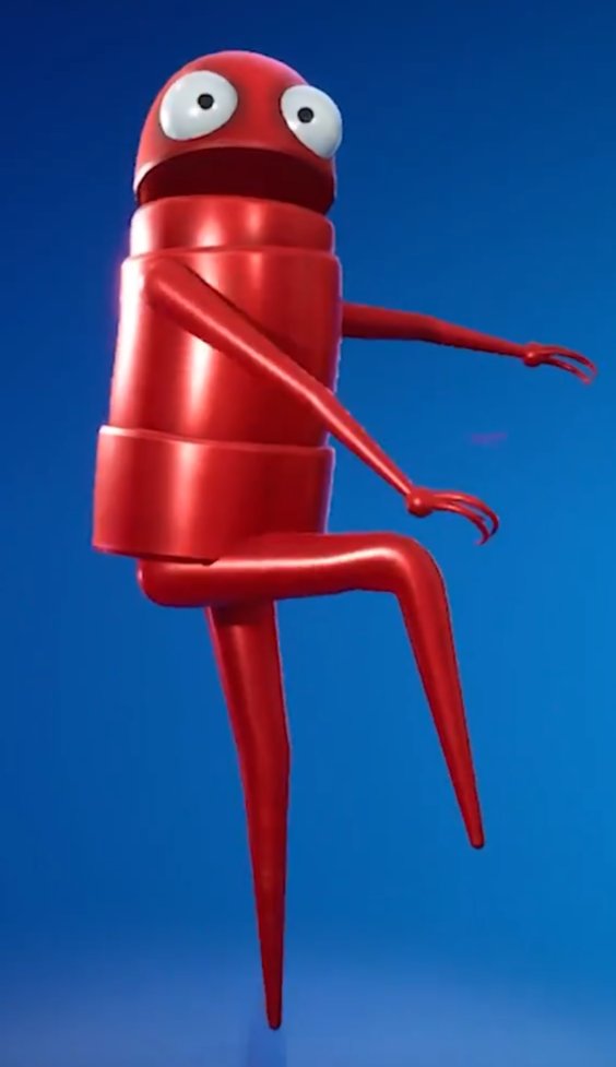 Blud is ready for the leg day on fortnite ig 😭