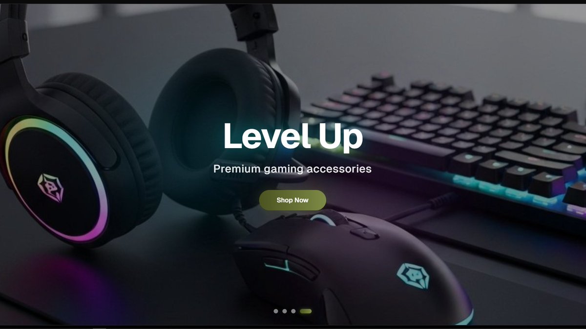 OluwatobI_11's tweet image. Power your play. Elevate your tech.
Sneak peek of a gaming + gadget hero page I’ve been crafting 💻✨
#WebDesign  #GamingSetup #frontenddev