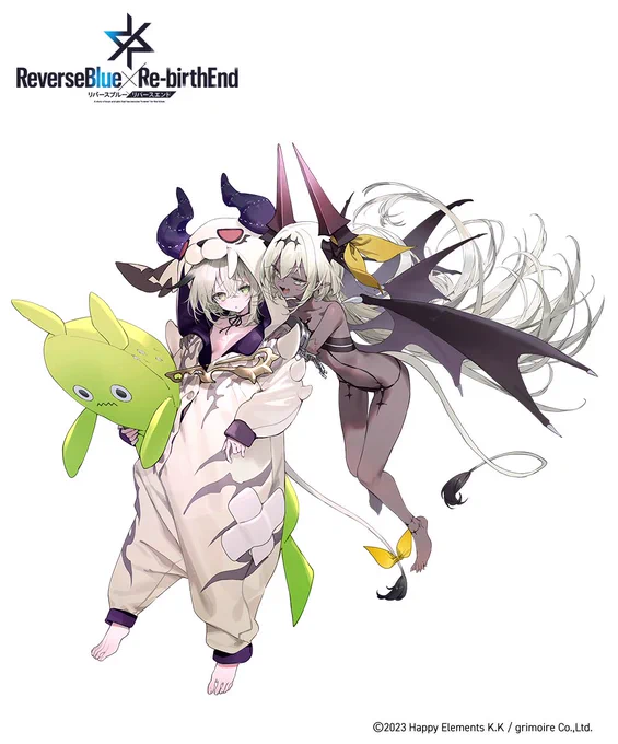 リバースブルーxリバースエンドにて 『ハル《オリジン》』のイラストを担当させていただきました。よろしくお願いします〜! #リバxリバ #リバースブルーxリバースエンド
