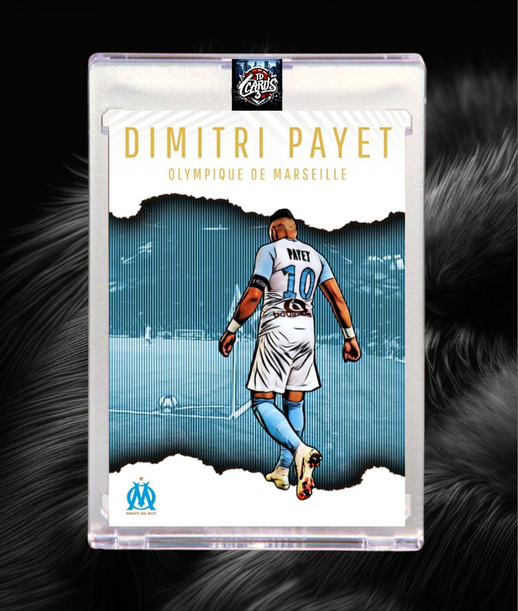 DelambreT's tweet image. 🚨 NEW CREATION 🚨
DIMITRI PAYET / OLYMPIQUE DE MARSEILLE 🔵⚪

#thehobby #CardsAddict #customcard #OlympiqueMarseile @OM_Officiel @dimpayet17