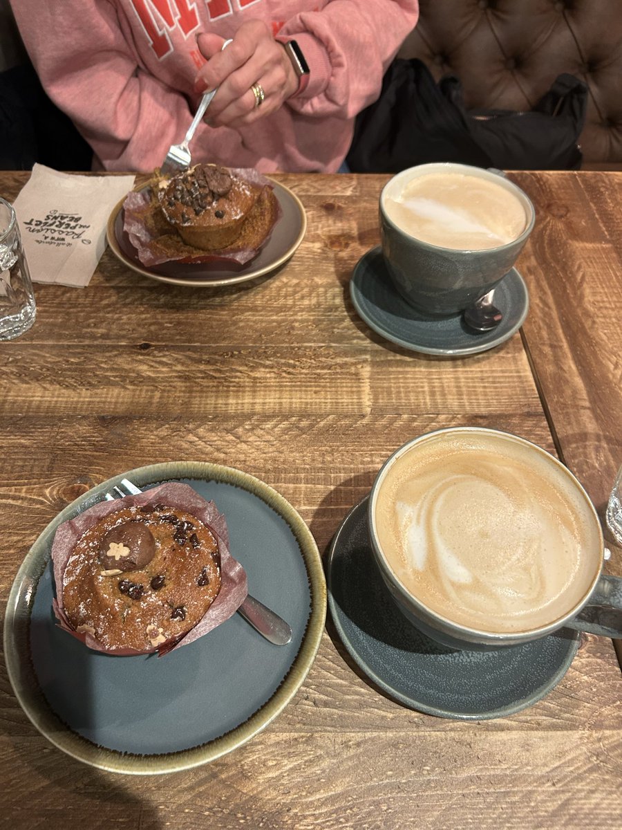 Esquires in Eastcote celebrating their 100th day of opening today. Amazing muffins and super dog friendly.