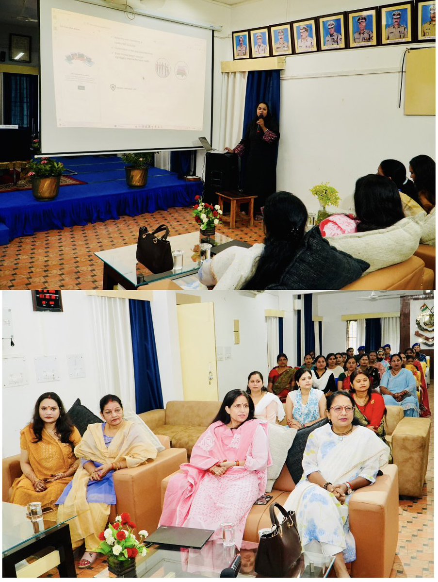 RCWA91BnRA5739's tweet image. Under the guidance of Mrs. Nirupma Ojha, RCWA @91Bn Head, a Breast Cancer Awareness & Women's Health session was organized with Nova Hospital's expert team - Dr. Himanshi Pandey (MBBS) & Corporate Manager Sh. Amit Pandey.#RAF #crpfindia .