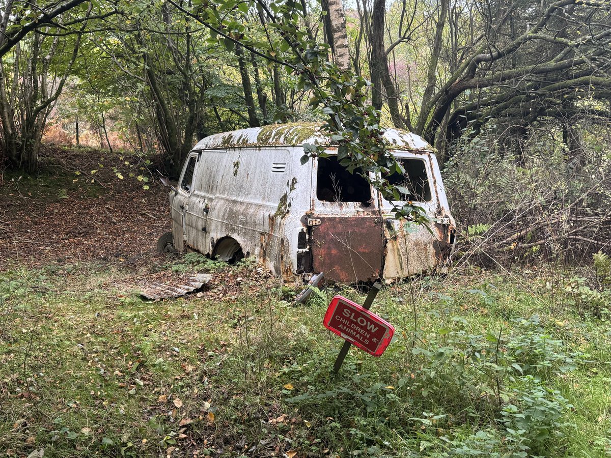 This Traaaaaansittttt has seen better days 😮 

It’s strange (and quite sad) that it was once parked there by somebody and it never moved an inch again.