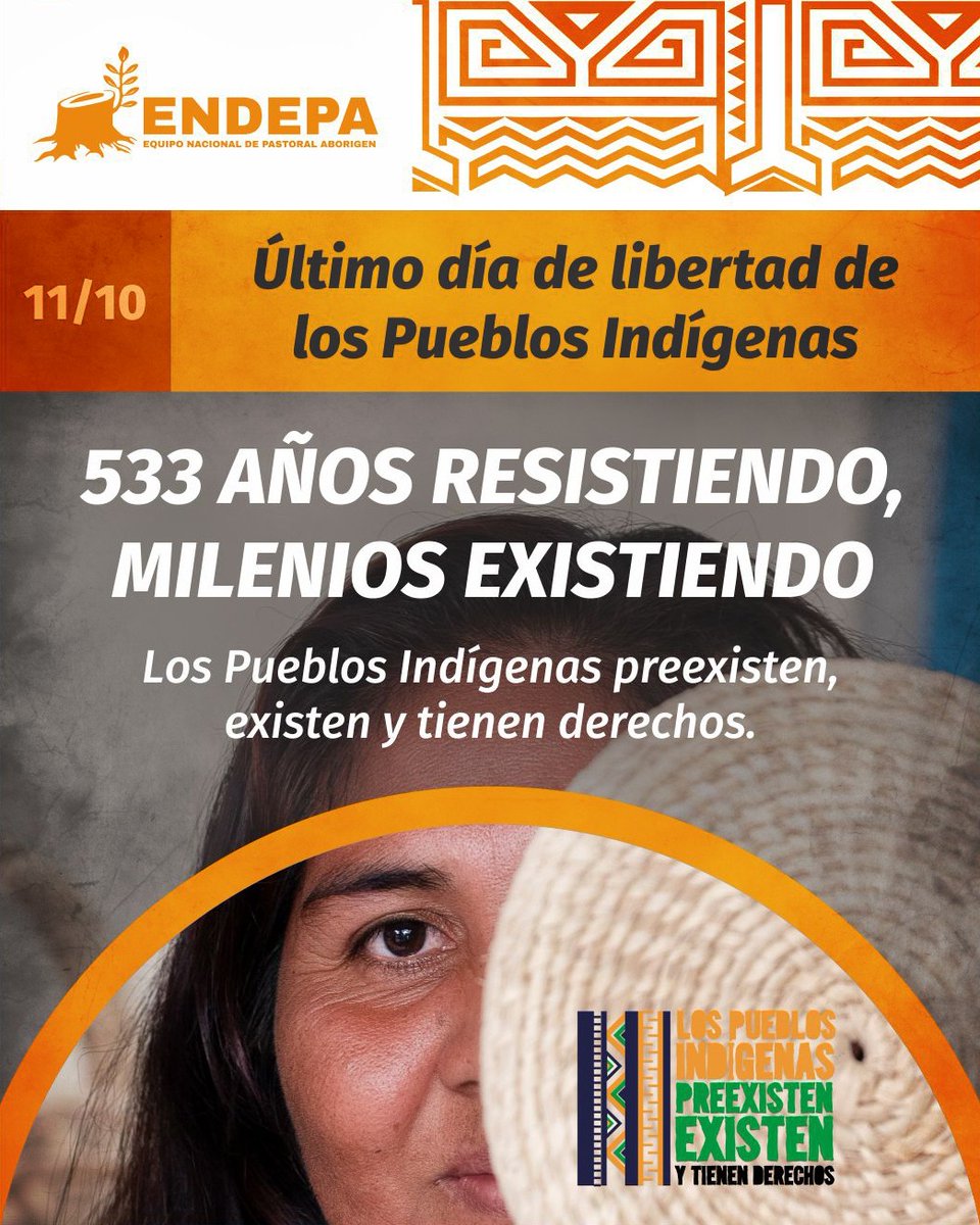 El 12 de octubre de 1492 no fue el “descubrimiento de América”, sino el inicio de un proceso de invasión, conquista y colonización que trajo consigo la avaricia, el autoritarismo y las bases de un capitalismo desmedido. 

#PueblosIndígenas 

endepa.org.ar/533-anos-resis…