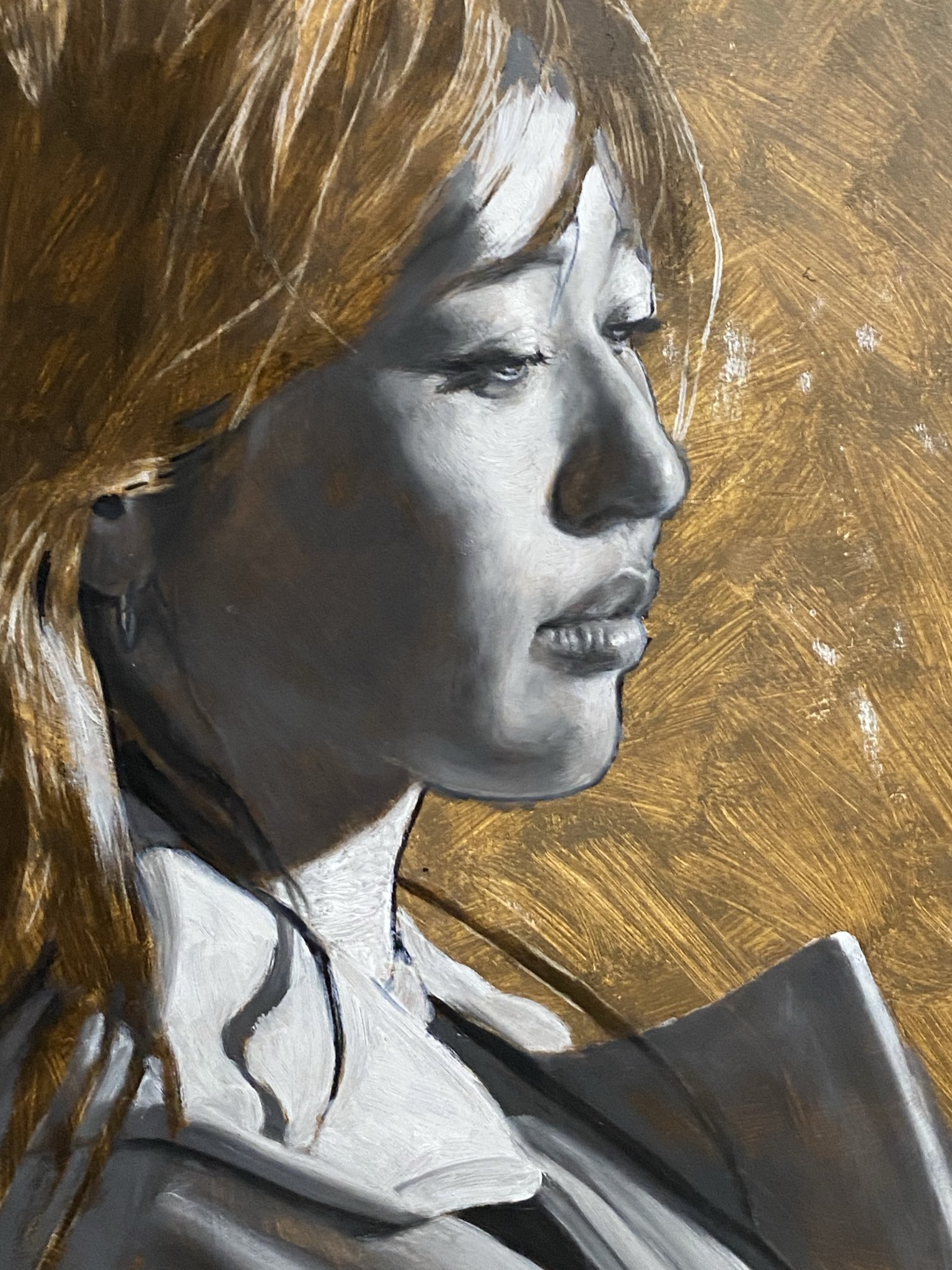 人物画 ２点セット P8 油彩画 oil painting art 23c8fda56459634e4672a9c8c2bcb1