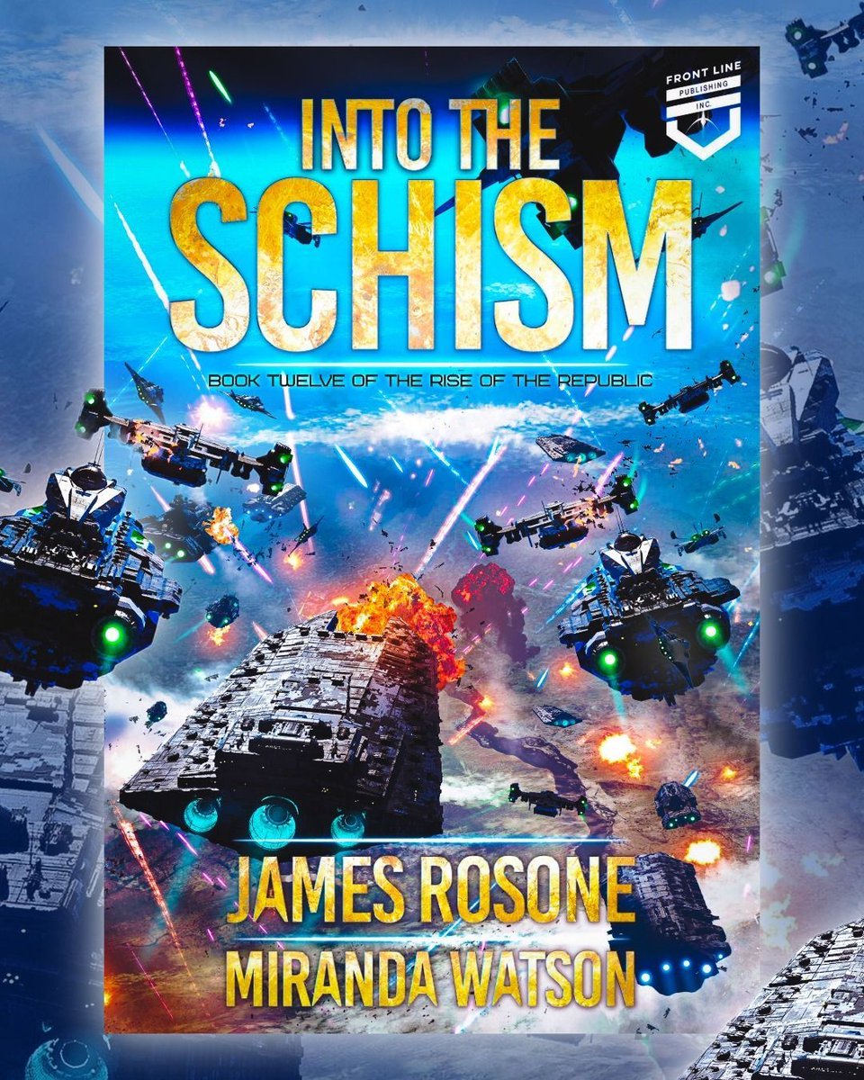 Tom_E_CoverArt's tweet image. A cover for Into the Schism by James Rosone &amp;amp; Miranda Watson  🛰️ 
 
#bookcover #bookcoverdesign #scifiart #scifi #spaceship #spaceart #premadecovers #illustration