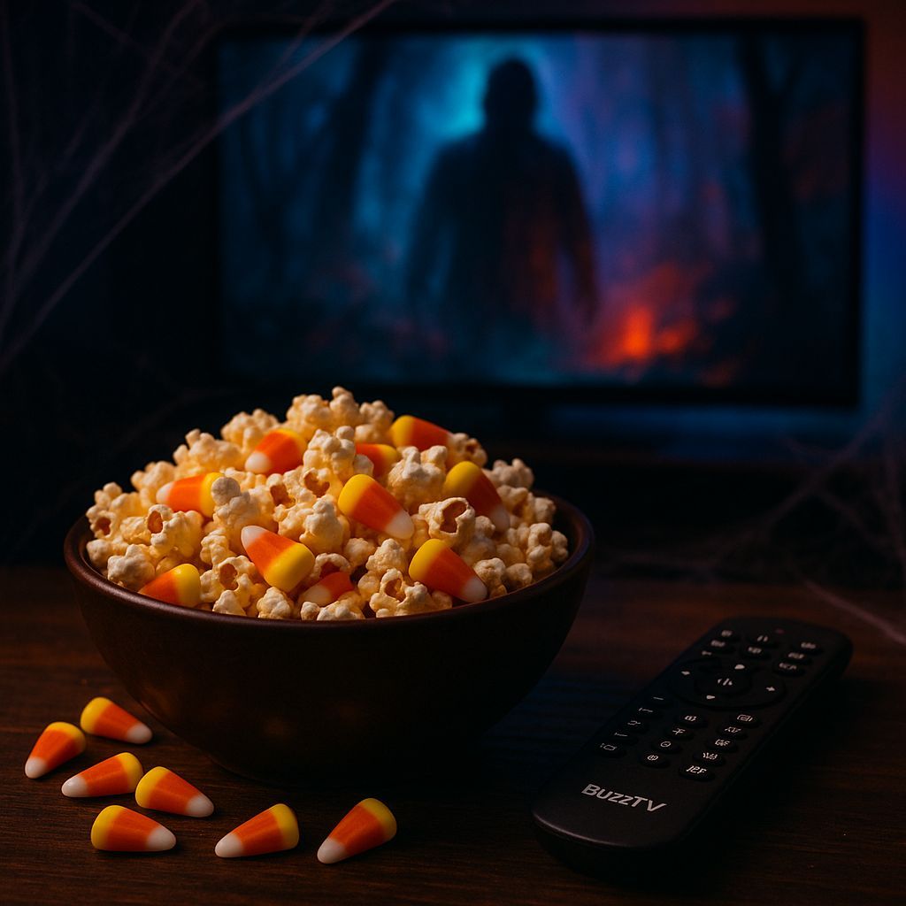 No candy needed — just your favourite scary movie and a BuzzTV night 
Give us a Lost of your top 10 Scary Movies or You Fav HalloHalloween time Movies 

Lets us know in the comments