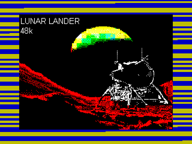 jimblimey's tweet image. Tonight&apos;s stream is chosen!

Join me at 8pm BST over on twitch for #ZXSpectrum Lunar Lander clones!