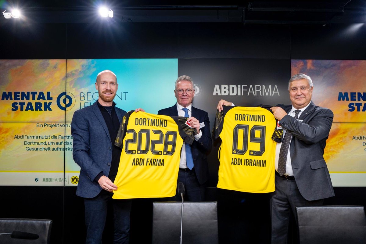 10 Ekim Dünya Ruh Sağlığı Günü vesilesiyle, Avrupa’da faaliyet gösteren şirketimiz Abdi Farma,Almanya’nın en köklü kulüplerinden Borussia Dortmund ile iş birliği yaparak “Mental Strength Begins Quietly – Zihinsel Güç Sessizce Başlar” farkındalık kampanyasını başlattı.