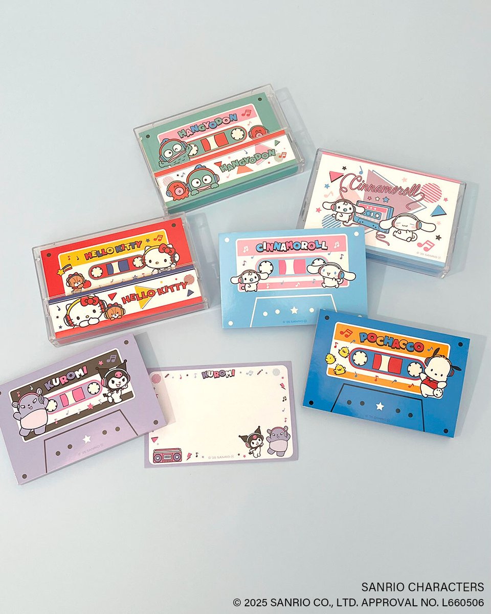 ꒰ #サンリオキャラクターズ ꒱ 新商品「カセットテープメモ