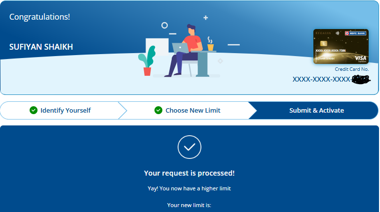 __sufiyanshaikh's tweet image. After more than 2 years, HDFC finally decided I’m worthy of a credit limit enhancement 😌
Better late than never.
#HDFC #CreditCards #ccgeeks