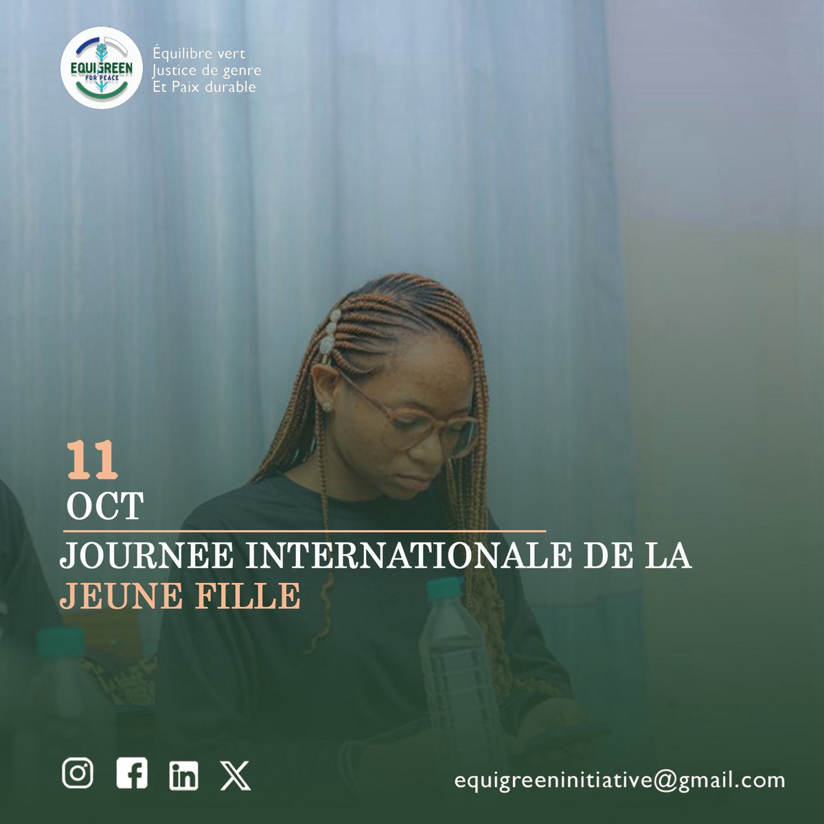 equigreen's tweet image. 🌸 En cette #JournéeDeLaJeuneFille, Equigreen for Peace Asbl célèbre le potentiel des gardiennes de la nature, des porte-voix du genre et des artisannes de la paix. 🌿

#GirlsForNature #fillesleaders #RDC #EquigreenForPeace