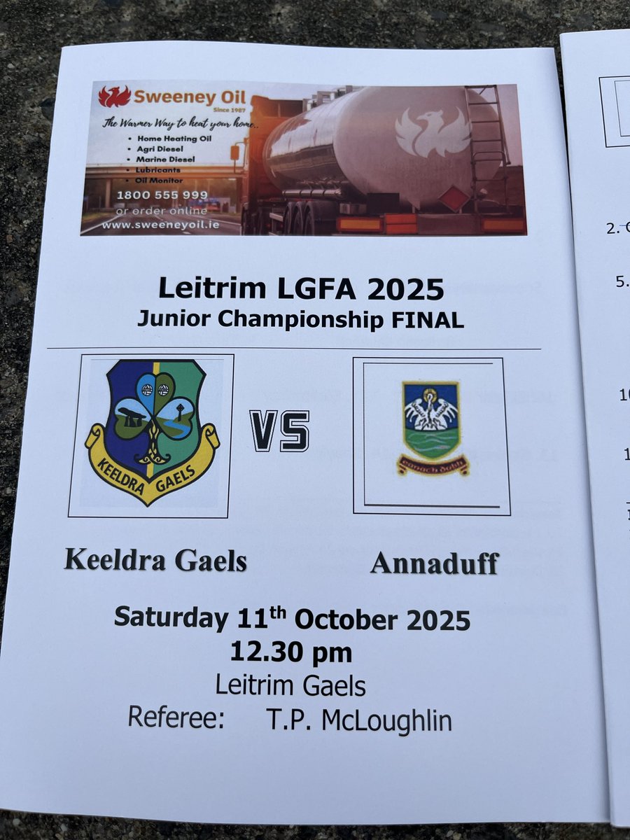 annaduffgaa's tweet photo. #SweeneyOil @LeitrimLGFA
Junior Final 🏆🏆🏆
Live updates from 12:30pm
#Drumsna #Annaduff #Dromod
#OurParish #YourCommunity #LeitrimLadies #LGFA https://t.co/8tjfEWNNaB