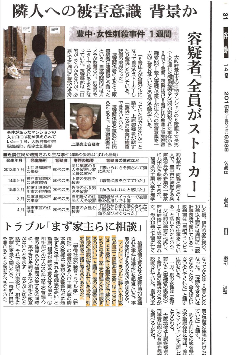 まだある。
集団ストーカーの被害者によると
思われる事件。

私もはらわたが煮えくり返る
思いなので殺意が湧きます。

だけど、家族がいるから
思いとどまっている。
天涯孤独なら分からないですね。
何をするか。。

#集団ストーカー犯罪
#テクノロジー犯罪
#電磁波攻撃

🔗kawasakiphos-law.com/wp-content/upl…