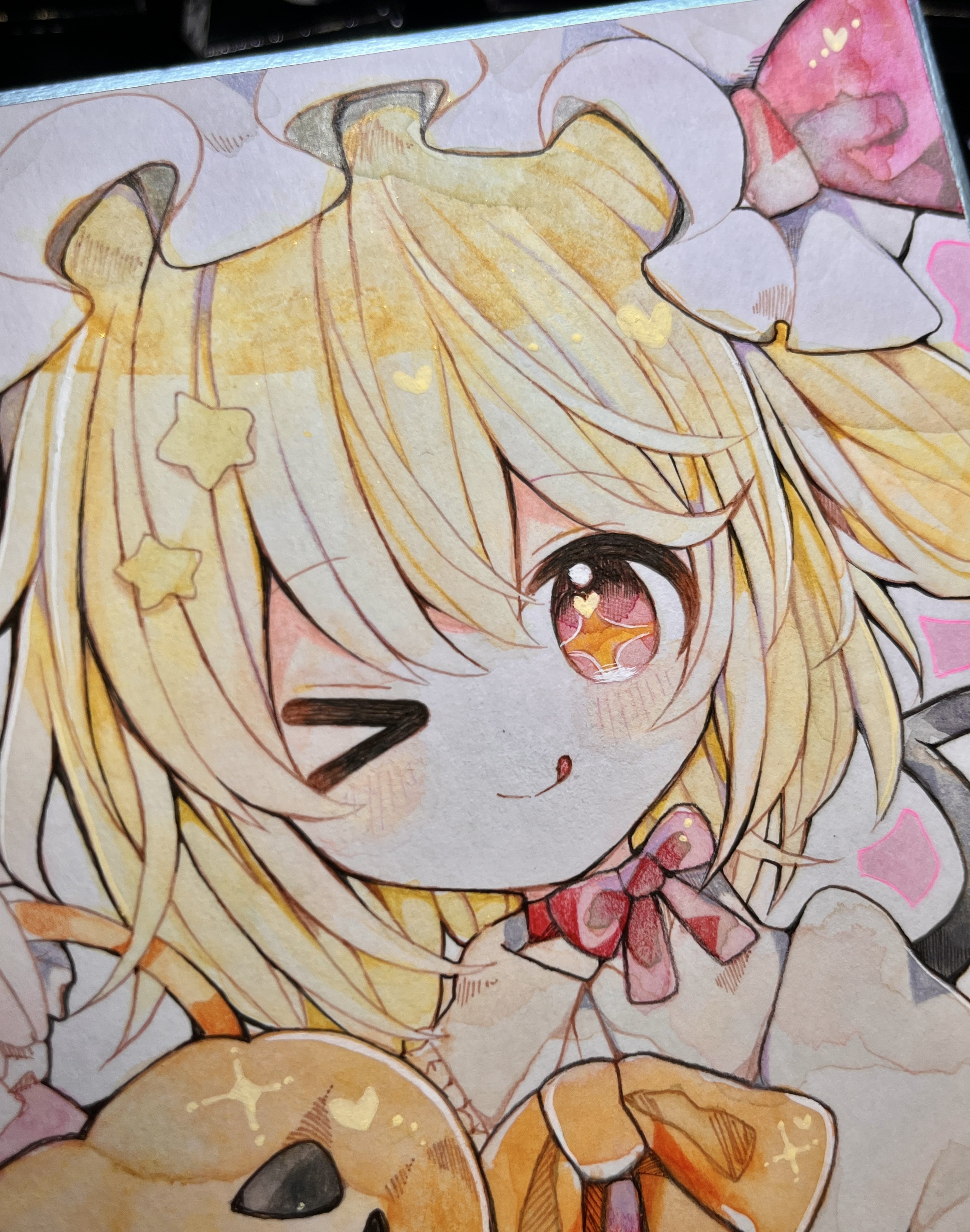 額入りイラスト　『melty sugar white』 Sugar Reverie🍰 #イラスEXPO #illust #illustration #イラスト