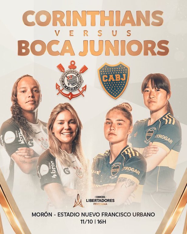 ARGolazo's tweet image. #コパ・スダメリカーナ2025女子
準々決勝

4:00 (カンチャ モロン)
コリンチャンス🇧🇷 vs ボカ

佐々木選手、バモス💪
 #コパ・スダメリカーナ2025 #なでしこ  #アルゼンチン女子サッカー