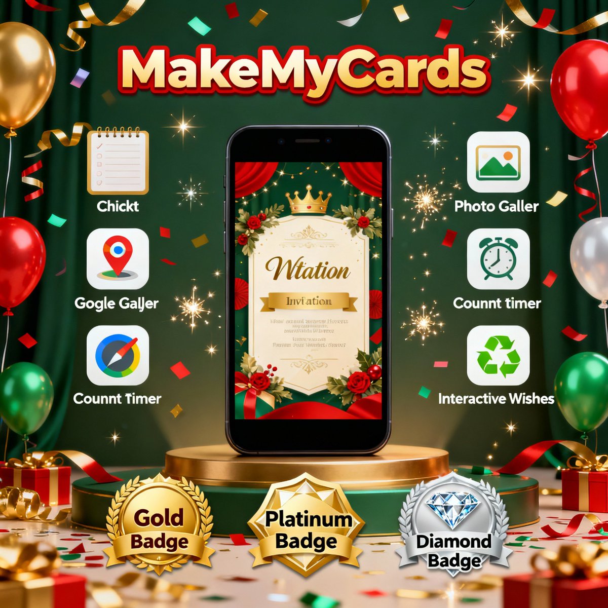 cofounderofmmmc's tweet photo. 💌 The future is digital!
Eco-friendly 🌿 | Interactive ✨ | Cost-effective 💰

Your next invite deserves to shine.
Create a stunning online invitation today 👉 https://t.co/cuWpwLSpjz

#DigitalInvites #MakeMyCards #WeddingTrends #EcoFriendly https://t.co/vJp6hMUlvf