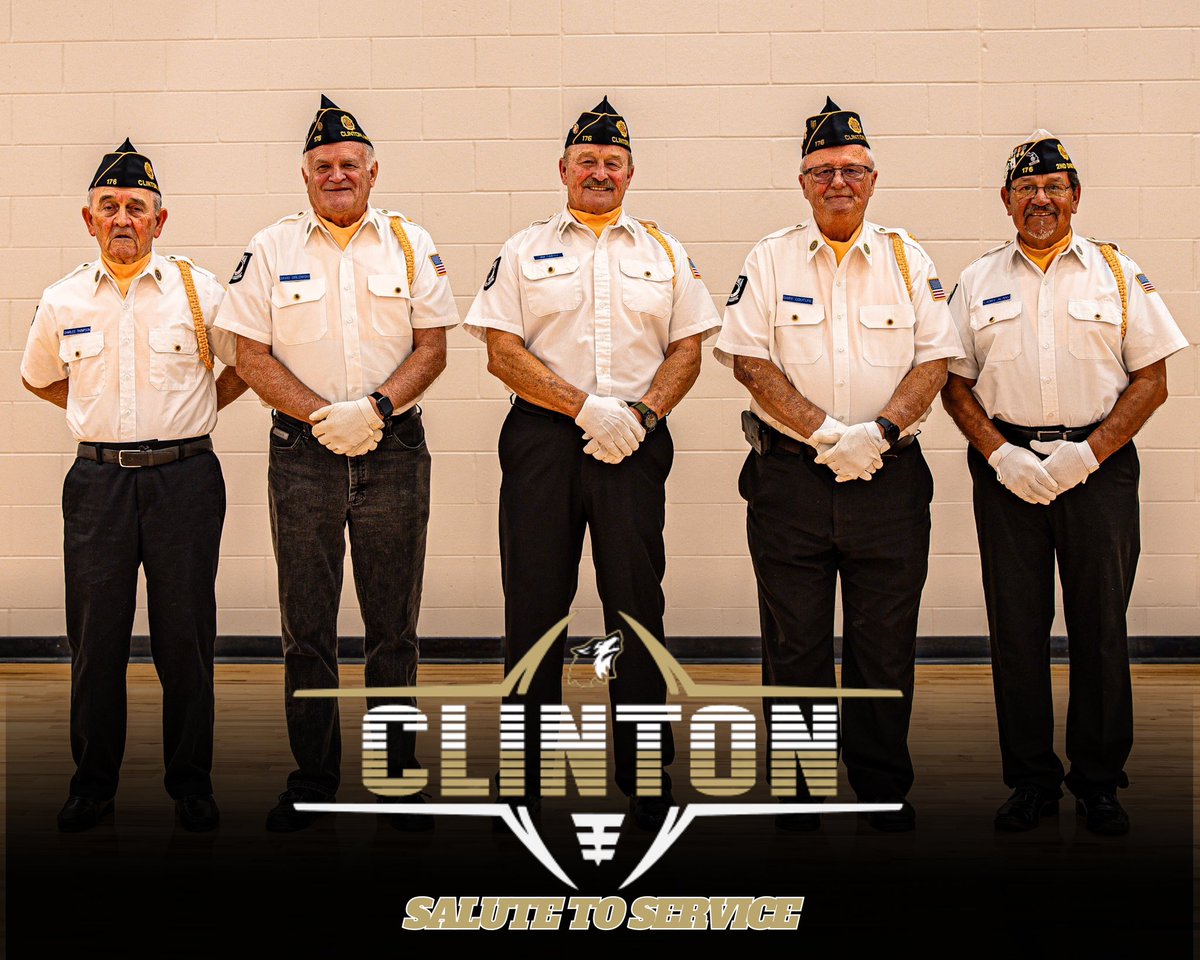 ClinHScounselor's tweet image. 🇺🇸💪 Friday night was bigger than football—our Redwolves stood shoulder to shoulder with veterans &amp;amp; service members for Salute to Service. The game may end, but our gratitude for those who serve never does. ❤️🖤🤍 #Redwolves #SaluteToService