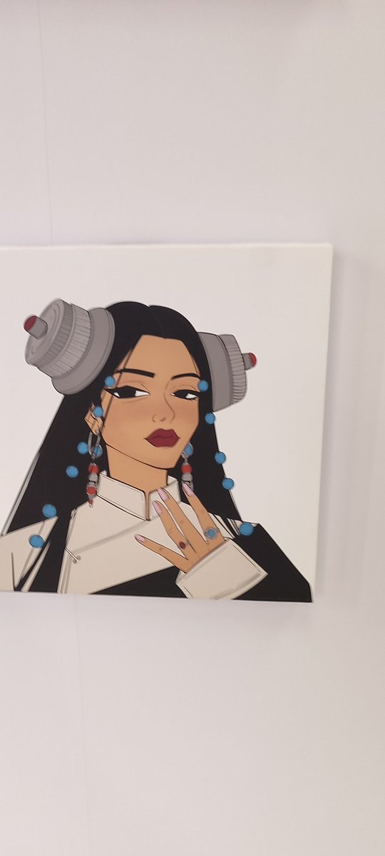 CarlZha's tweet image. Daniel took me to see a modern Tibetan art exhibit on a day trip to Chengdu fem Chognqing.
These are some of the art by Tibetan artists that we saw: