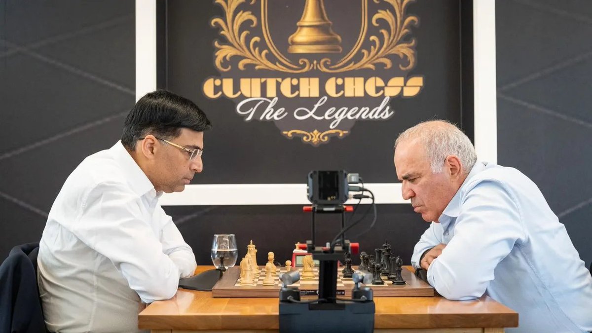 thenewsdrum's tweet image. 30 years on, Kasparov once again triumphs over Anand, wins Clutch Chess
newsdrum.in/sports/clutch-…

#ViswanathanAnand #GarryKasparov #ClutchChess #Chess #AnandKasparov #KasparovAnand