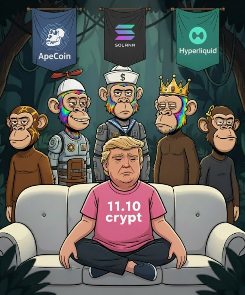 When your portfolio’s down 90%... 

#Ape #Coin #Bitcoin #Crypto #Ethereum #Altcoins #Blockchain #CryptoNews