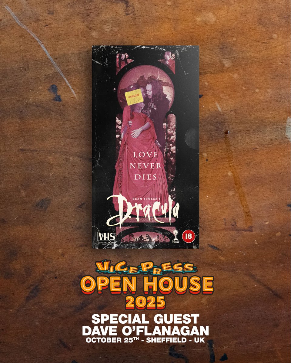 Want a faux Bram Stoker’s Dracula VHS print? Be there on October 25th. I will be. Limited number available.