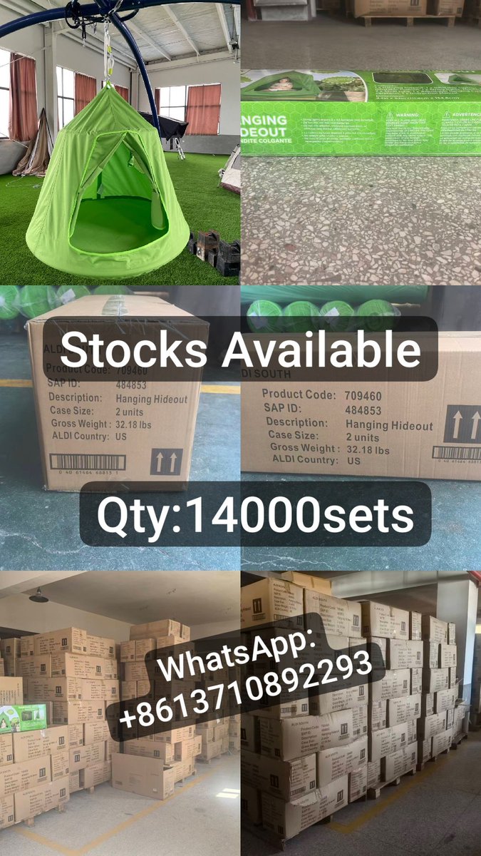 giantsources's tweet photo. #hanging #hideout #tent  #Stocks Qty: 14000 sets Contact WhatsApp +8613710892293 if interested. #closeouts #inventory #stocklot #surplus #overstock #cancelled #order #wholesale #Chinasupplier #Chinabusiness #deal #supplier https://t.co/wX3xWP4v1d