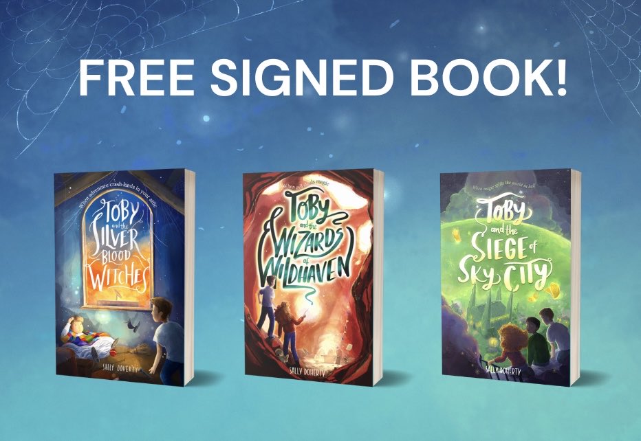 Not sure if this offer will last much longer…

You can get a FREE 😮 signed copy of any book in my Toby Bean trilogy

🙍🏻‍♂️young carer
🛌 mum with ME
🧙‍♀️witch in the attic 
🏢mysterious organisation
🌠secret city in the sky
🦇fluttermouse &amp; flying dog

Link in next post!