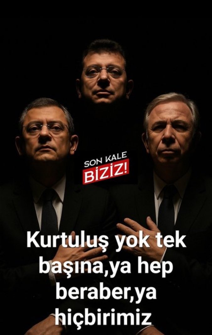 Mansur Yavaş’tan açıklama:
Ankara Cumhuriyet Başsavcılığı’nın soruşturma yürütmesi için İçişleri Bakanlığı’ndan izin almasına gerek yoktur.
Çağırırlarsa, gönüllü olarak ifadeye vermeye hazırız.
Ekrem imamoğlu Mansur Yavaş geleceğin cumhurbaşkanıdır.