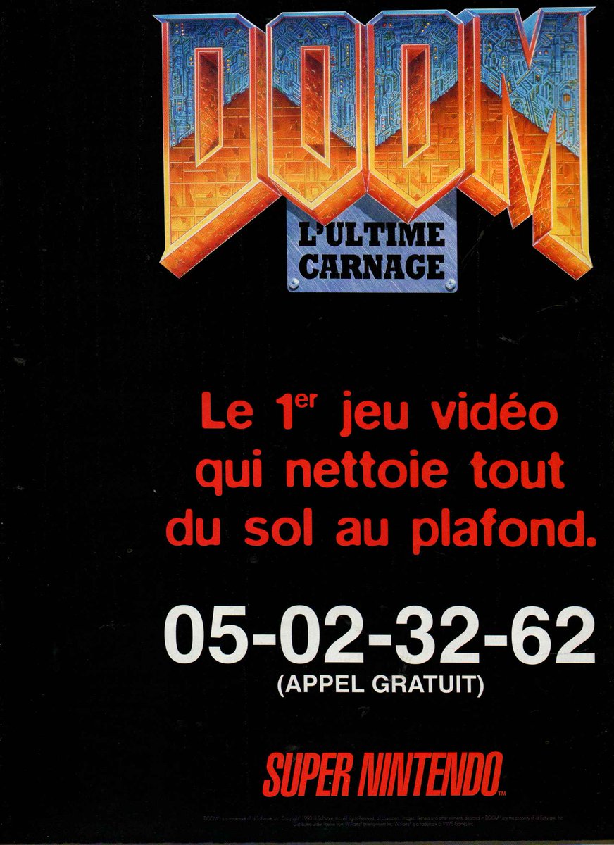 AllmightoFranky's tweet photo. La publicité papier du jour,bonjour!De la belle pub vue dans les pages d'un #PlayerOne de 1995!De la pub pour #RealMonsters sur #Megadrive et #Snes,des jeux #Playstation et une belle double-page pour #DooM sur #SuperNintendo! #retro #retrogaming #oldschool #culturepub #80s #90s https://t.co/3QvvulWOhH