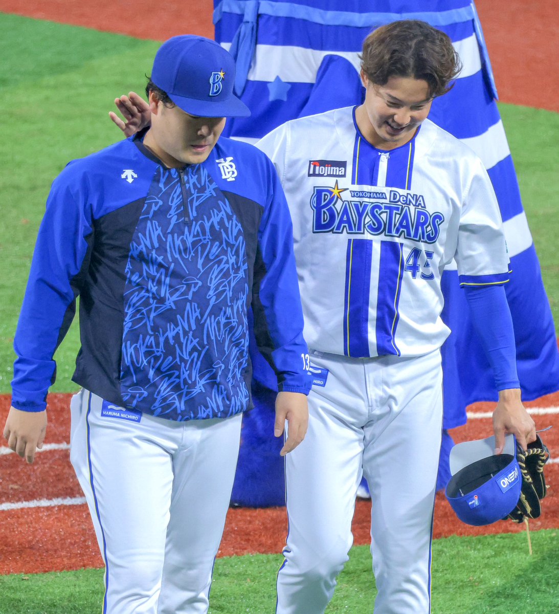 fumi_bay's tweet image. 2025.10.11
横浜スタジアム

三者凡退！
ナイスリリーフのお2人💫

#baystars
#森原康平 選手
#伊勢大夢 選手
