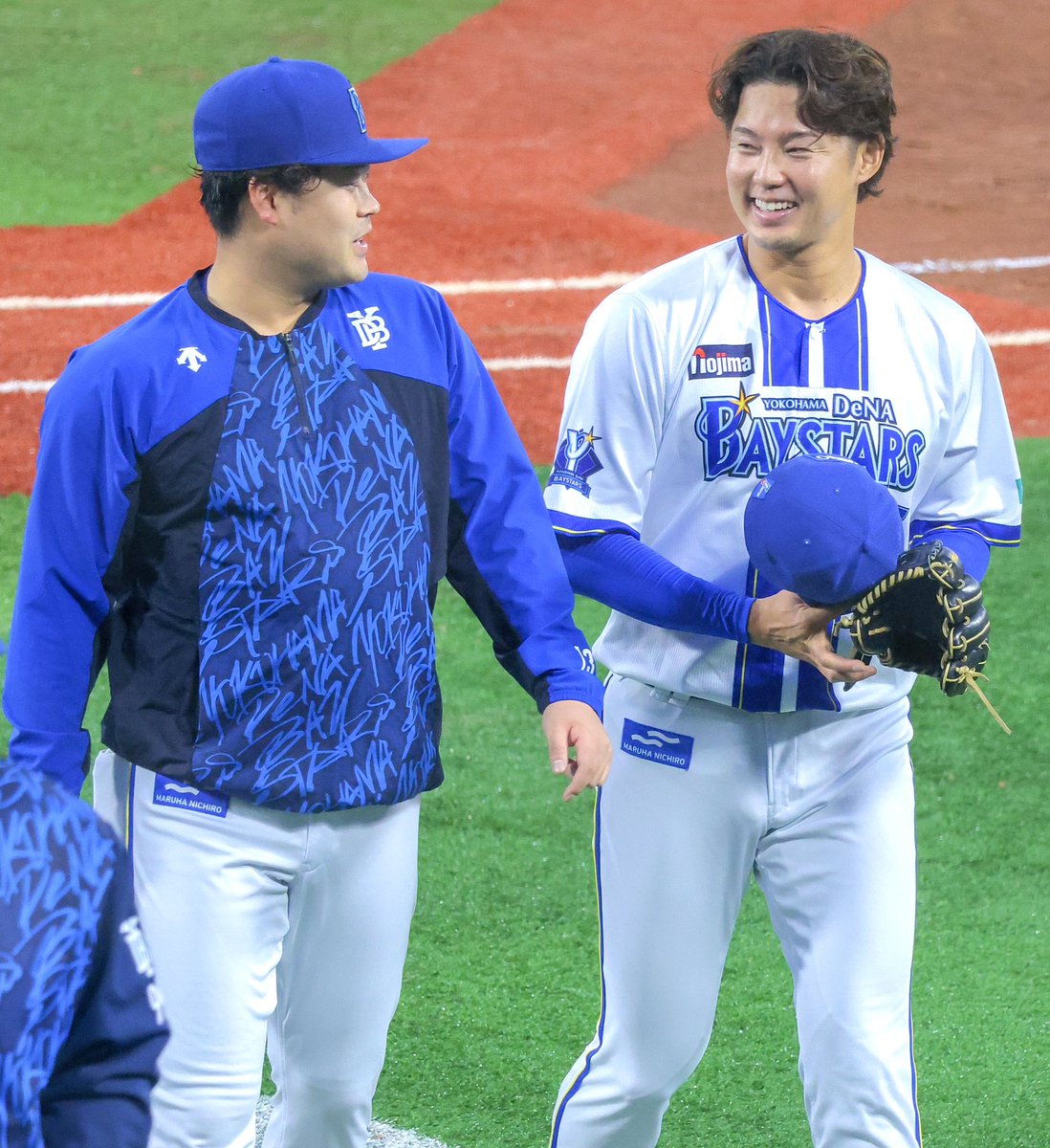 fumi_bay's tweet image. 2025.10.11
横浜スタジアム

三者凡退！
ナイスリリーフのお2人💫

#baystars
#森原康平 選手
#伊勢大夢 選手