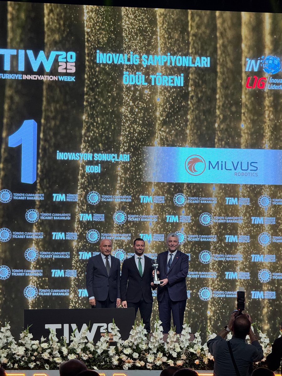 MilvusRobotics's tweet image. Two Years in a Row!

Milvus Robotics takes FIRST PLACE in the İnovaLİG 2025 – SME Innovation Results category, our continuous commitment to innovation and technology.

#MilvusRobotics #InovaLIG2025 #InnovationLeader #Robotics