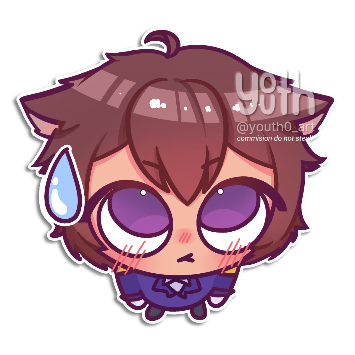 ━ Poyopoyo YCH Commision done for @.PrinceLutharion  ࣪ ˖ 

thankyou so much for ordering poyopoyo emotes!!! &gt;3&lt;

#Jheecomms #art #ych #commission
