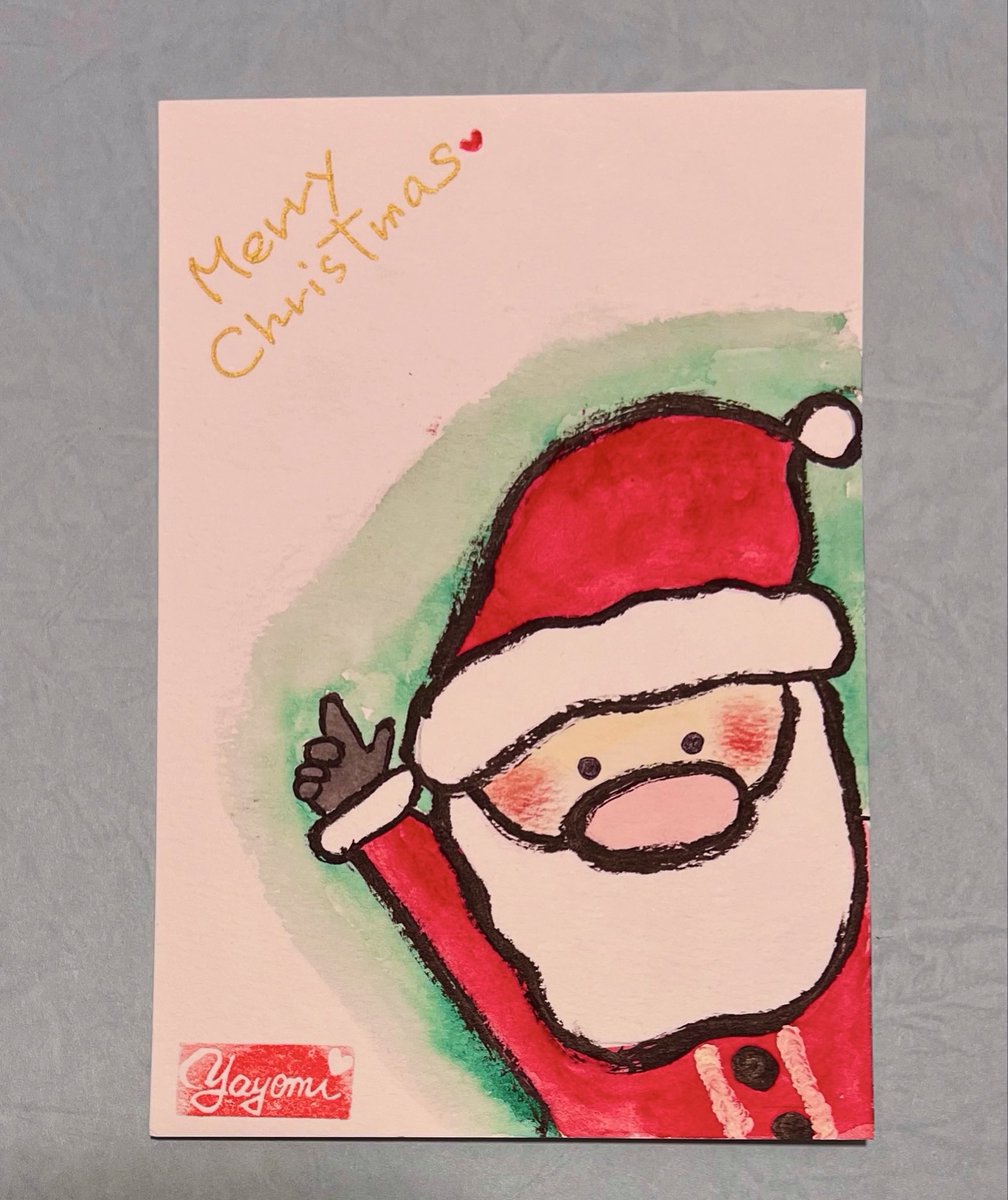 soyokazedojyo's tweet image. サンタクロース🎄

#己書　#己書そよ風道場　#そよ風道場