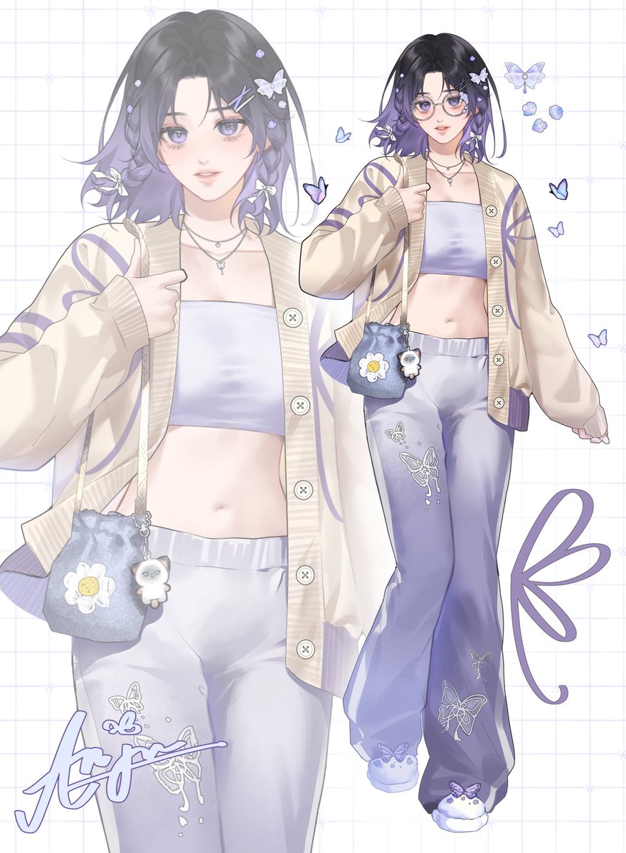 「ʚɞ 2.0 Ref. Sheet ʚɞ 」

 ꒰Hai hai nice to meet you, my name is Anju your local noob fps player꒱

❀Model design: @/kotoriidesu 
✿Model Art: @/kyukoyuki 
❁Rigger: @/acseldwarf 

≽^•⩊•^≼
❀Art Tag: #drawanju
✿Twitch: twitch.tv/anju_o

⋆˚ʚɞ #Vtuber ⋆˚ʚɞ