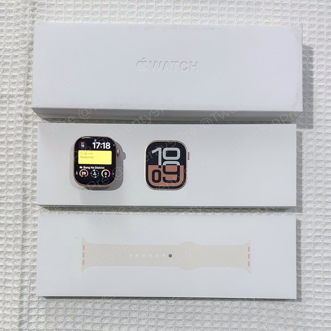 Twenty9Pre's tweet photo. Apple Watch S10 46mm. (Rose Gold) - 9,500.-
✅ ประกัน: 20/12/2025
✅ สุขภาพแบตฯ 100%
✅ อุปกรณ์ครบ สายแท้ในกล่องไม่เคยแกะ
⚠️ รอยขนแมวจากการใช้งาน

❓ขายเพราะอยากเปลี่ยนสี
📍นัดรับ BTS บางนา / ใกล้เคียง
#AppleWatch #applewatchมือสอง #AppleWatchS10 https://t.co/Hxq5pk9Ehu