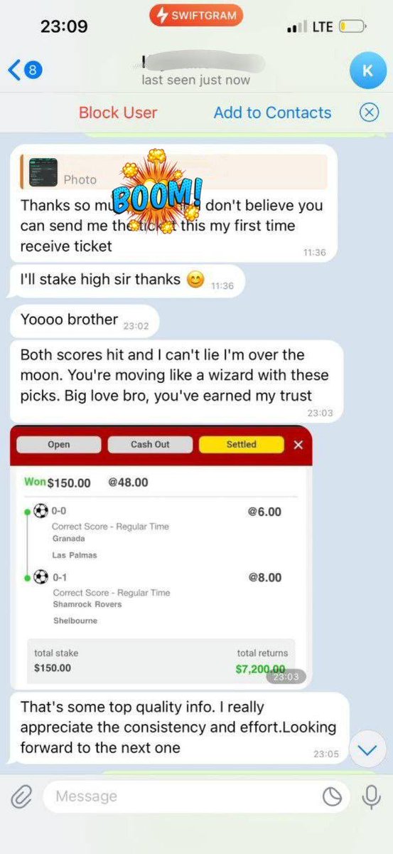 HAPPY CLIENT  🔥❤️✅

👋👍If you can't trust me then you can’t find someone better than me 🎉Congratulations To All Other Clients And Thank You For The Trust all, Play With The Best 🎉🤝

Message me for more details on next fixed t.me/+U3R0zpf2GQhkM…
t.me/+U3R0zpf2GQhkM…