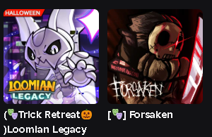 LyriaEsme's tweet photo. This collab Icons is so TUFF. we all agree?

#LoomianLegacy 
#Forsaken https://t.co/k5pmGF2QUE